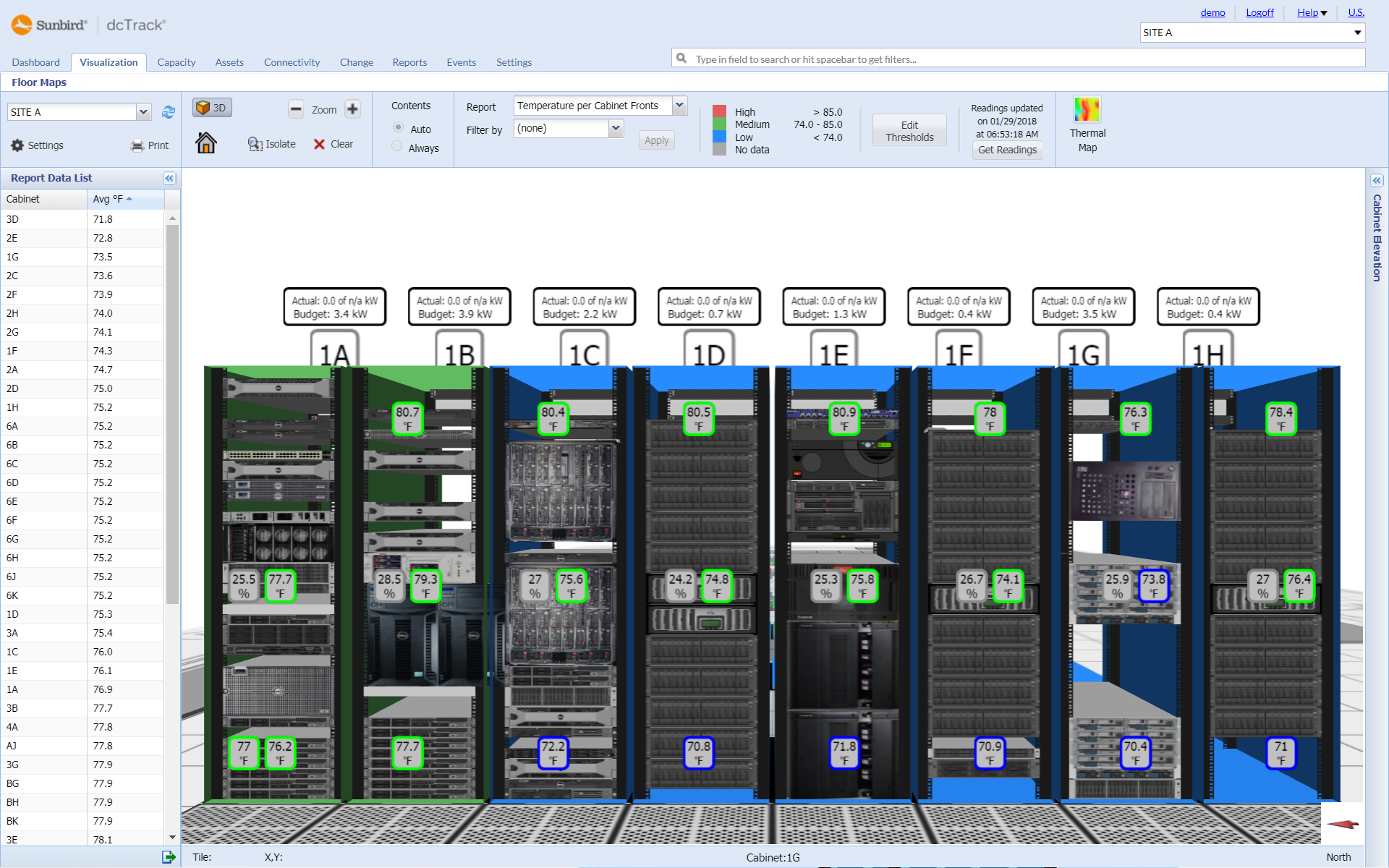 Data Center Environmental Monitoring Software | Sunbird DCIM