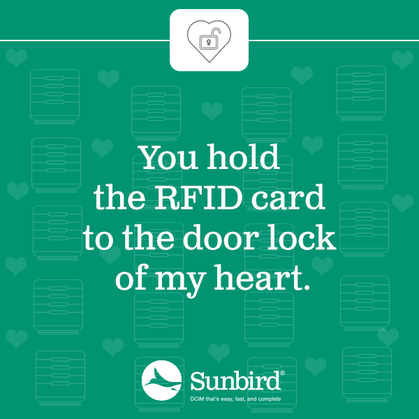 You hold the RFID card to the door lock of my heart.